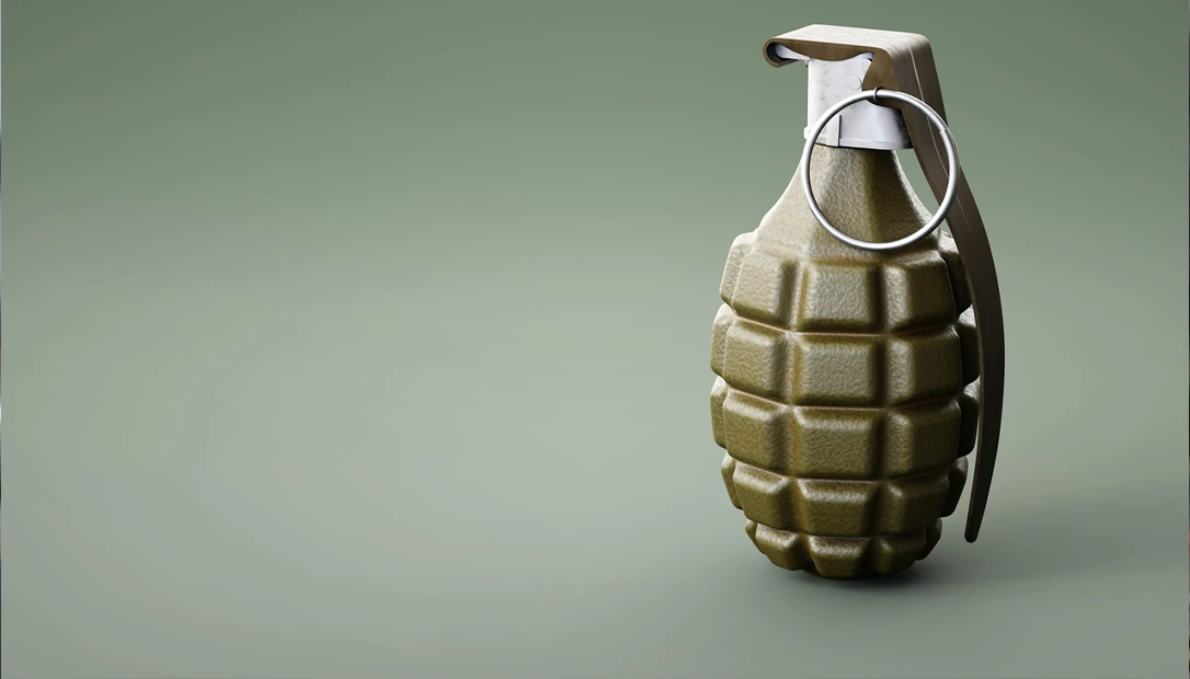 grenade stock photo