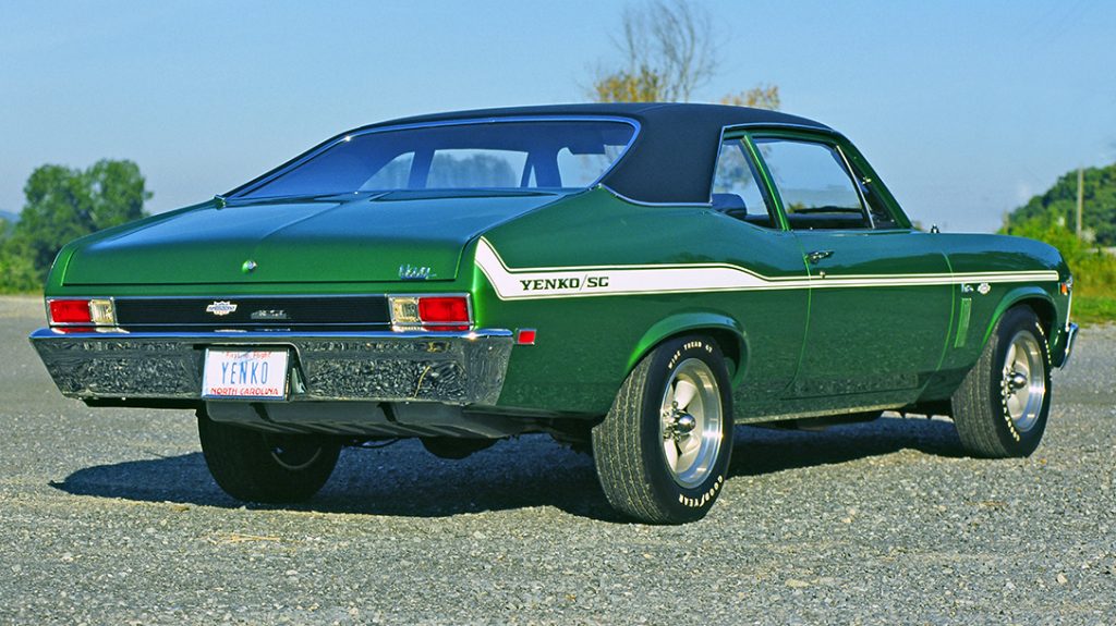 1969 Don Yenko Chevy Nova, muscle car, rear