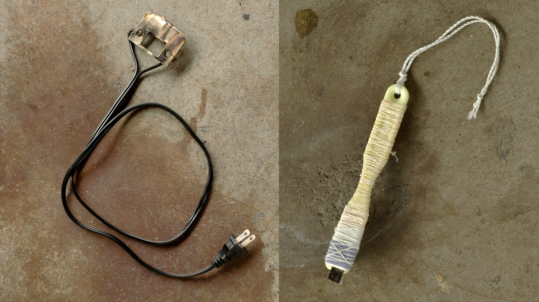 Just a couple of common prison items found during a routine cell search.