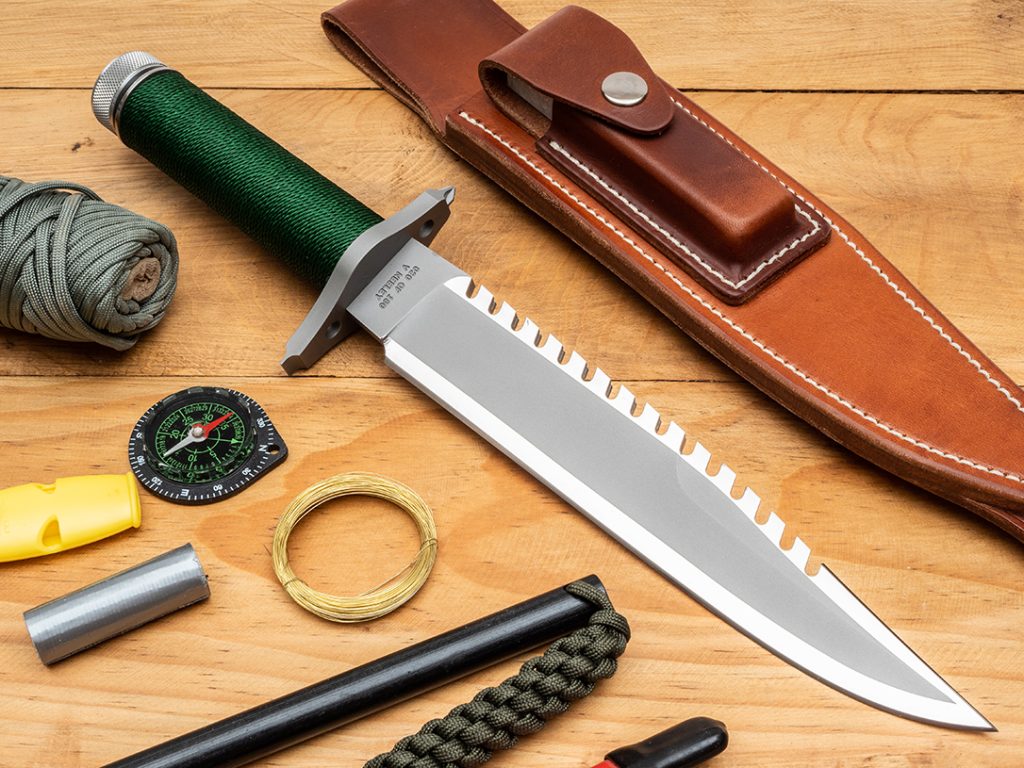 Survival knives come with solid gear.