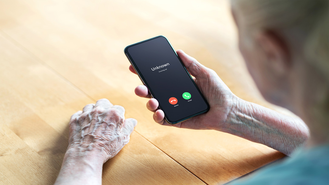 Elderly people unfortunately;ey account for the majority of scams during the holiday season.