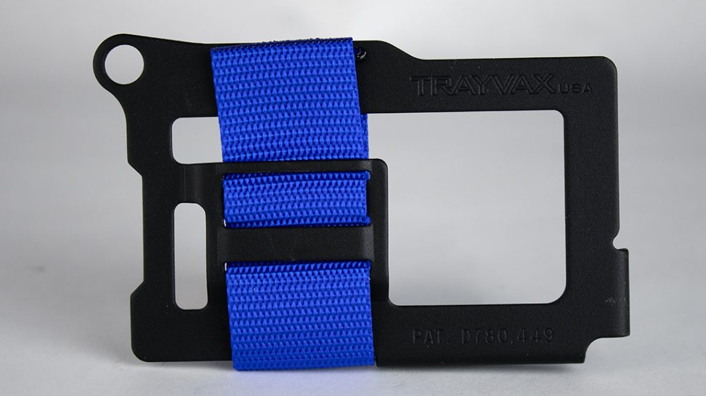 Trayvax Low Profile minimalist wallet keeps you from printing. 