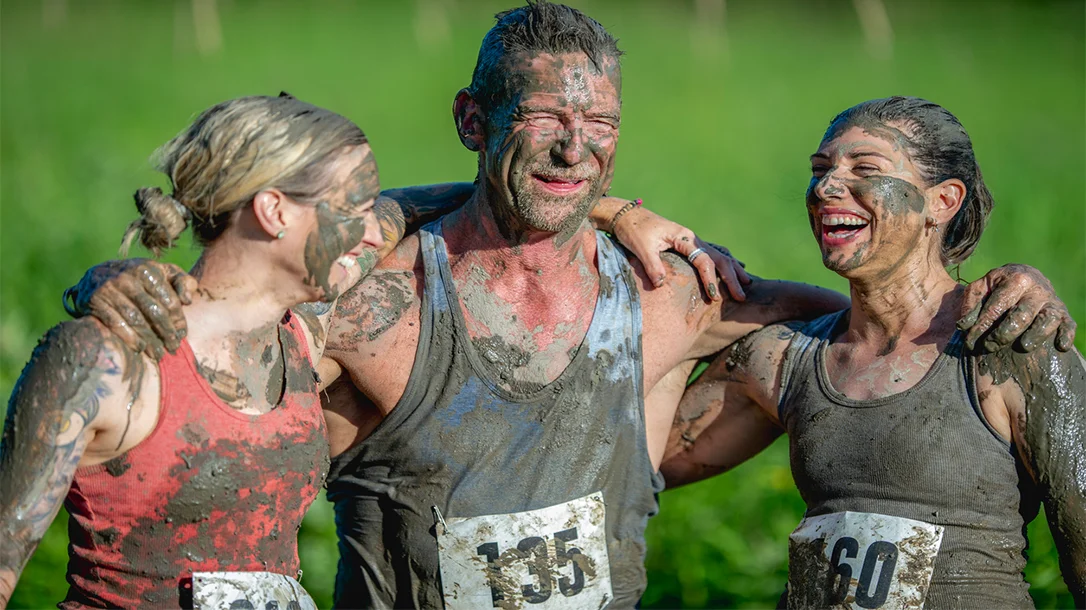 A Spartan race celebrates human beings' chance to prove their toughness.