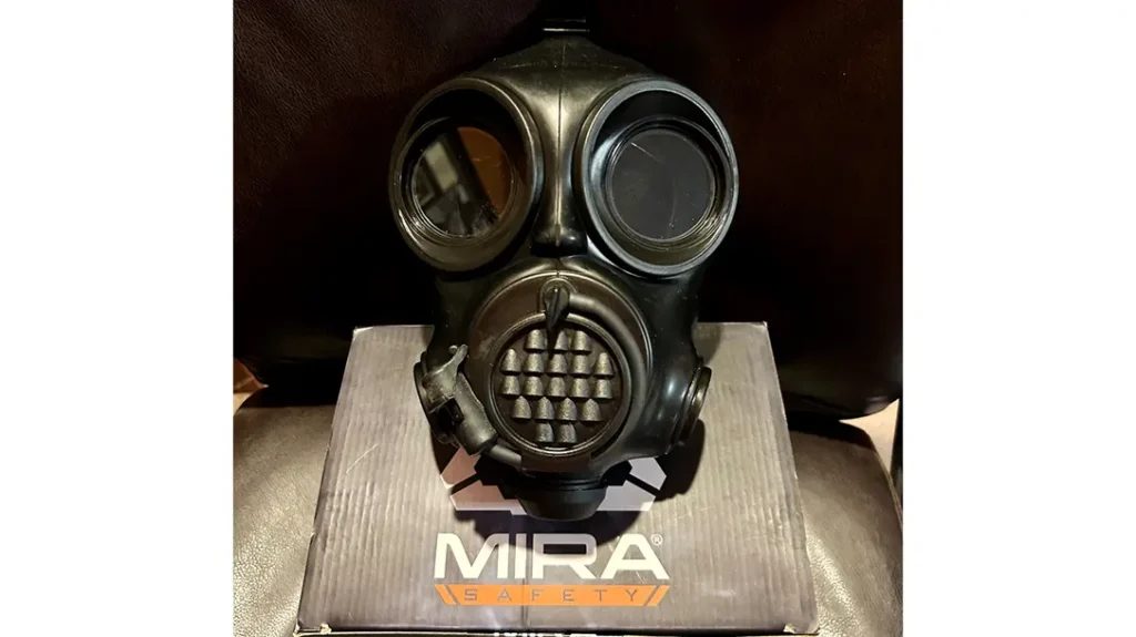 A gas mask could save your life. 