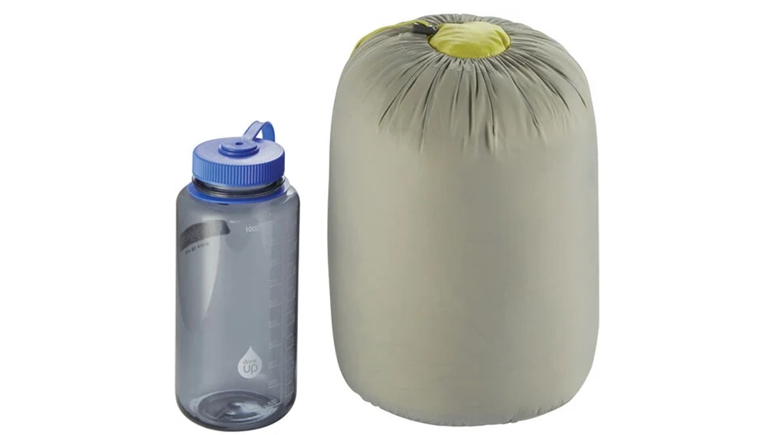 The Therm-A-Rest is similarly compact at 7.5L.