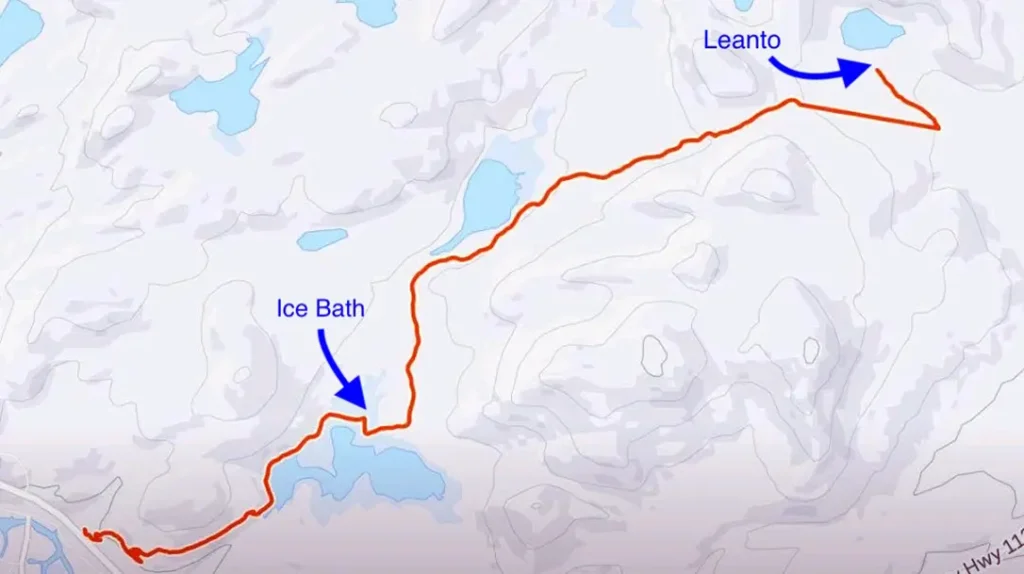The path that led to a survival situation. 