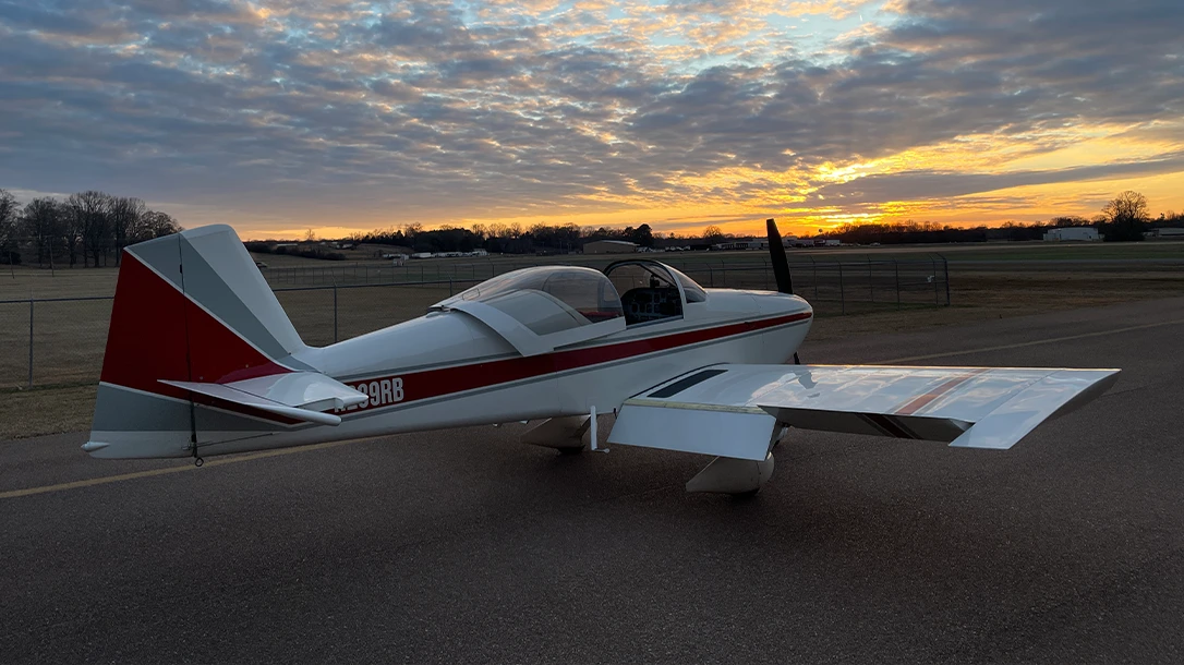 ​This is my basic flying kit set up for two people in the winter. It doesn’t weigh much and is fairly compact. I store my space blankets in the plane year-round.