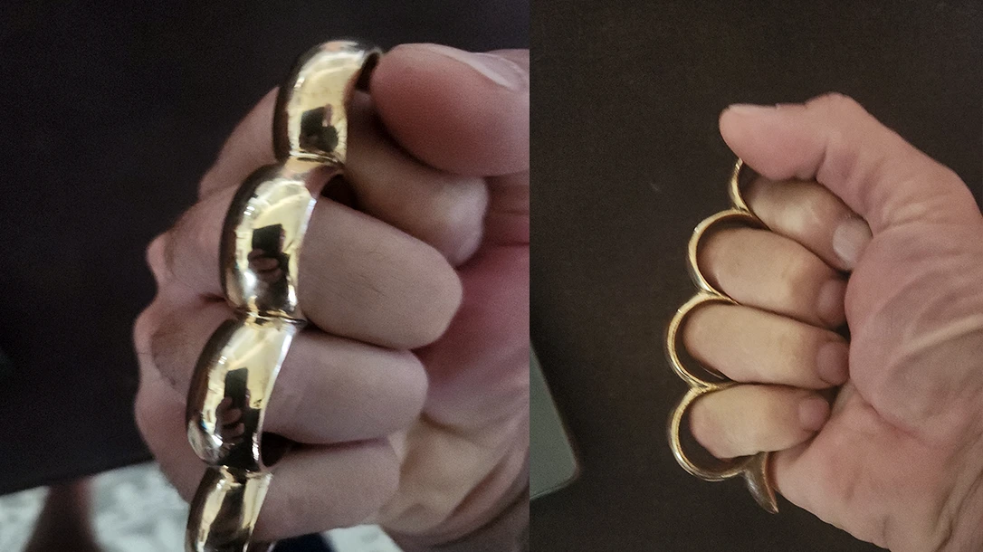 Brass knuckles by Blackbird MFG.