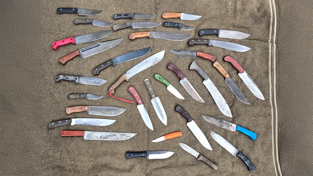 The author had a chance to personally check out a number of Bill Siegle Knives designs while he was at the Beckerhead Gathering.