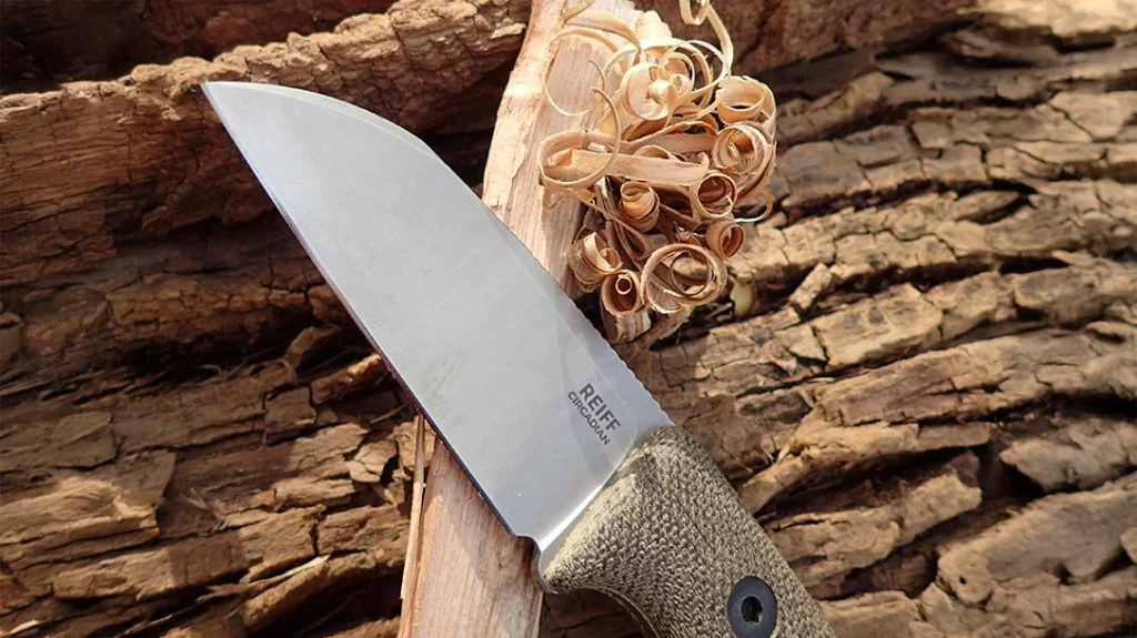 The Circadian Sheepsfoot EDC Fixed Blade measures 7.25 inches overall with a 3.28-inch CPM MagnaCut steel blade.