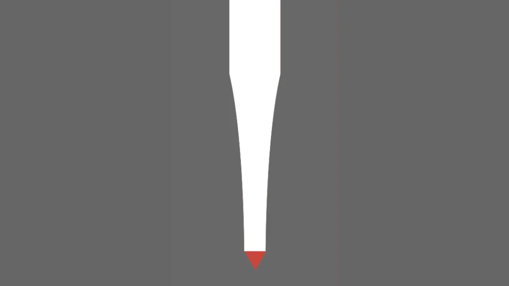 Hollow/Concave.
