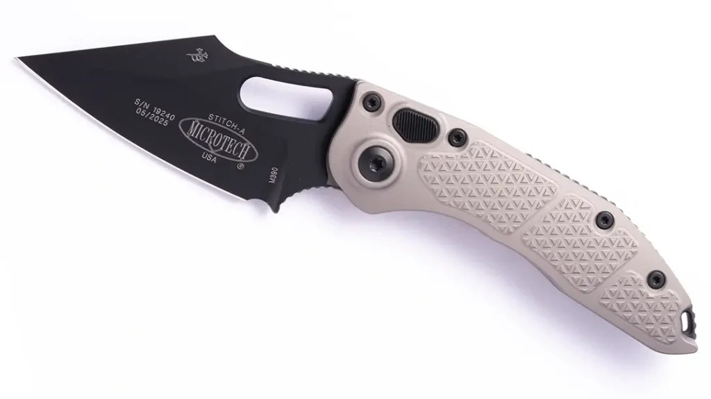 Microtech Knives Stitch.