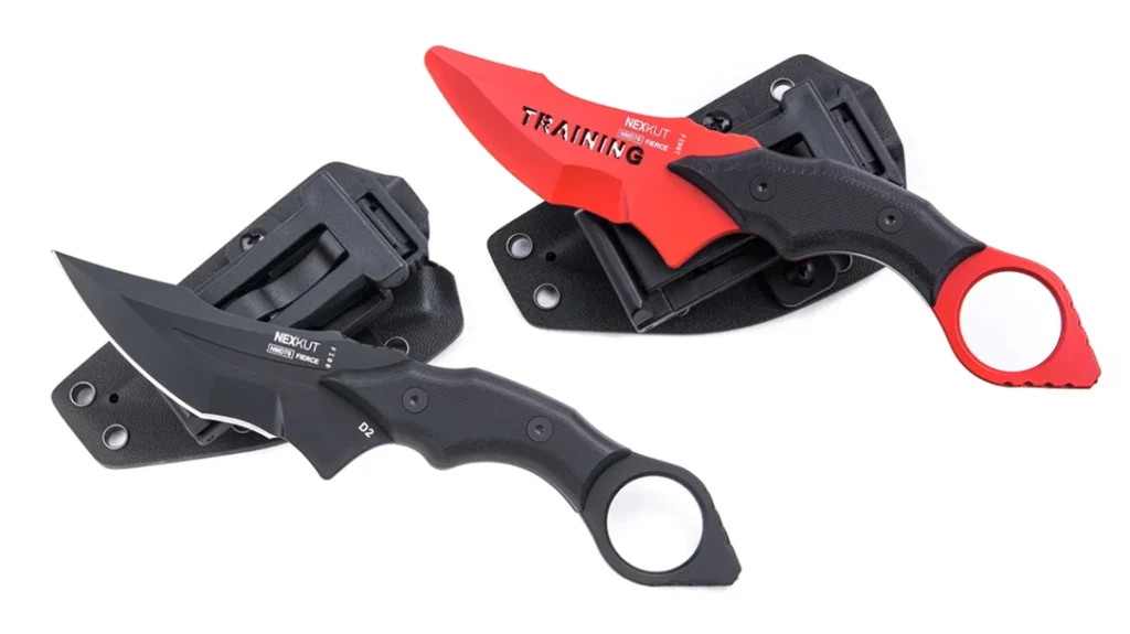 NexKut Fierce-NMD76 Combat Knife and Trainer.
