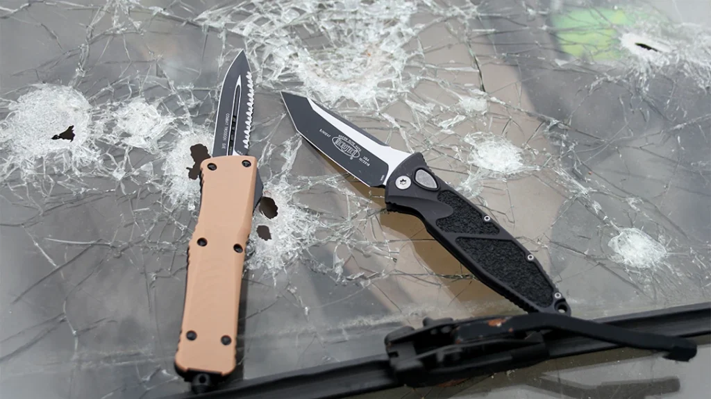 Microtech automatic knives are designed for hard use.