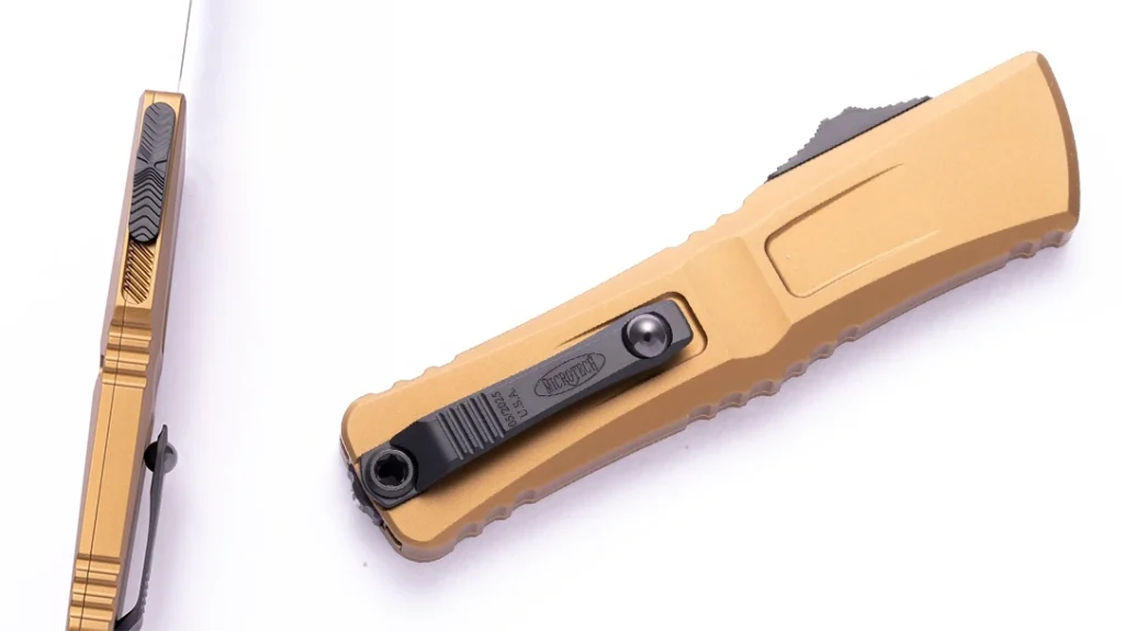 The Combat Troodon’s new titanium pocket clip with ceramic detent improves security and accessibility.