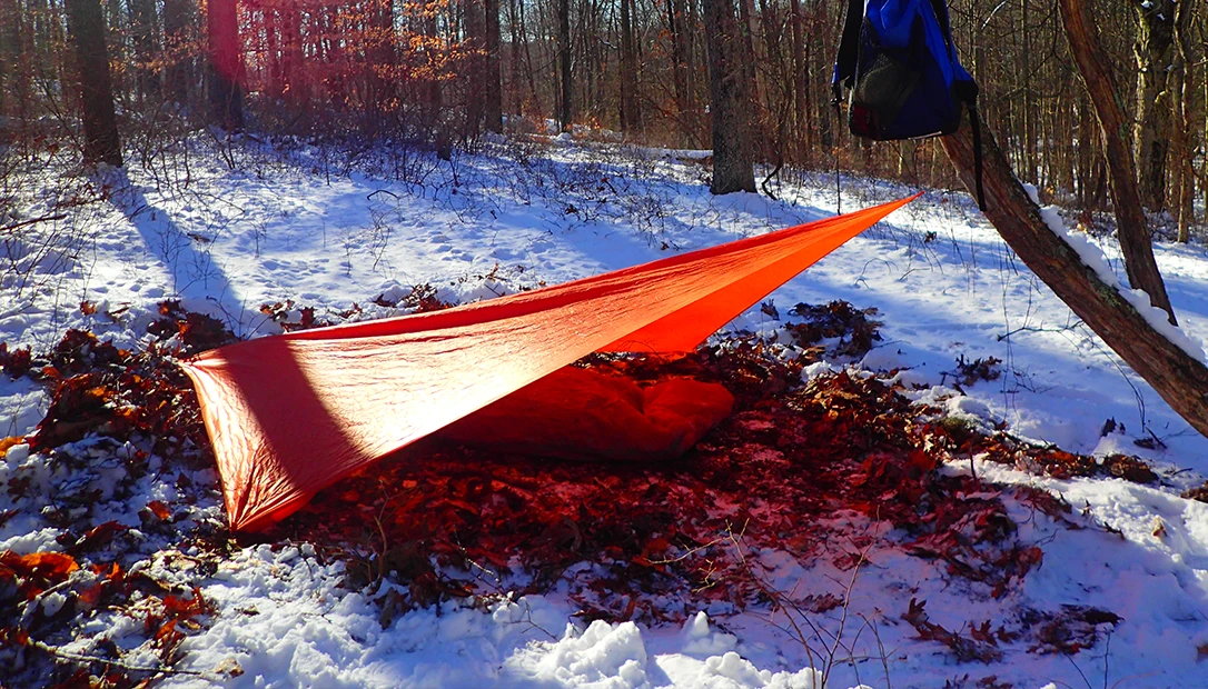 A impromptu shelter