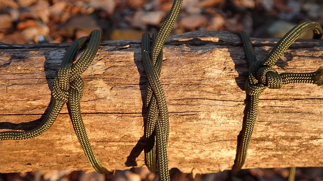 Three useful knots designed for strength and versatility. The Square Knot, Canadian Jam Knot, and the Constrictor Knot.
